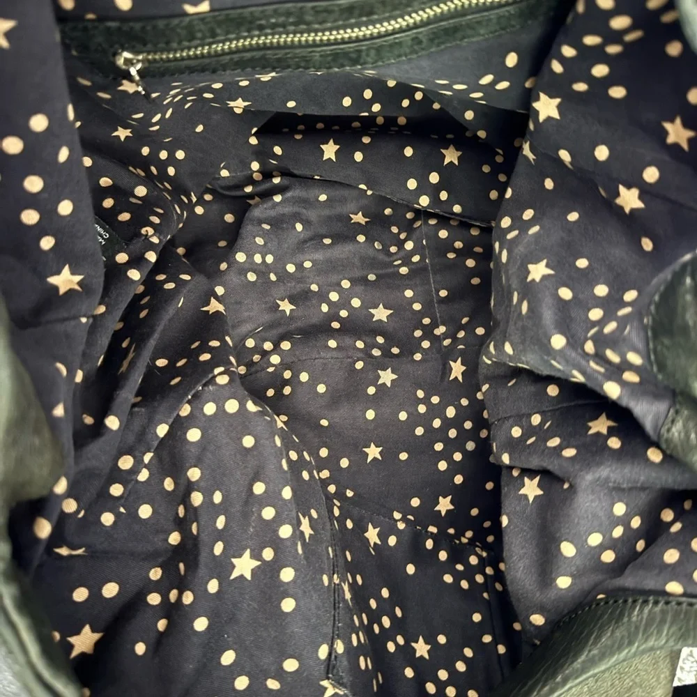 VTG Marc by Marc Jacobs Black Distressed Leather Shoulder Hobo